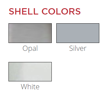 Shell Colors – Opal – Silver – White
